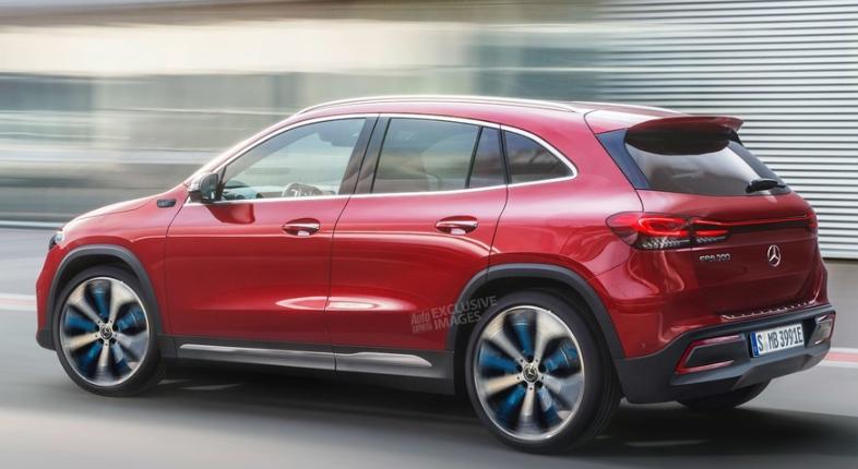 奔驰EQA纯电动SUV的疑似官图被曝光