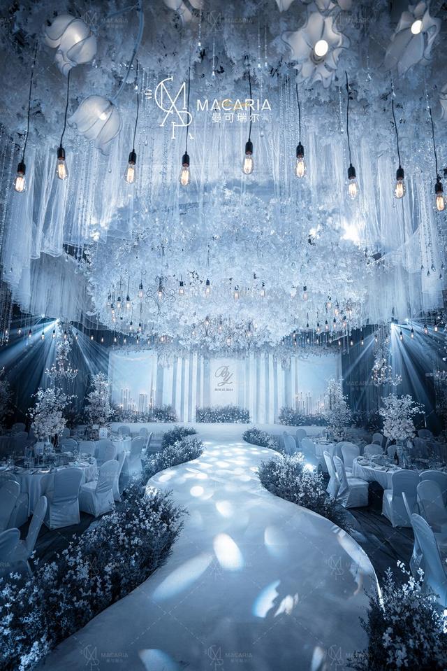 dodowed婚礼案例推荐系列之曼可瑞尔浅色梦幻系婚礼布置案例
