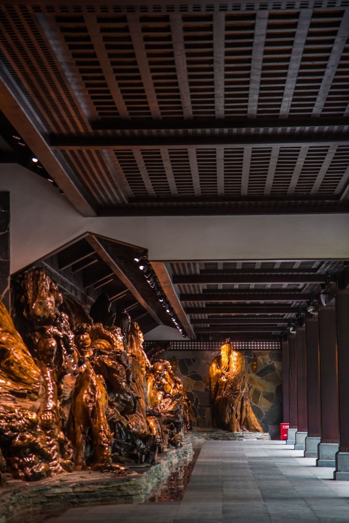 当五一邂逅根宫夜宴,整一个汉唐盛世|博物馆|长廊|根雕_新浪新闻