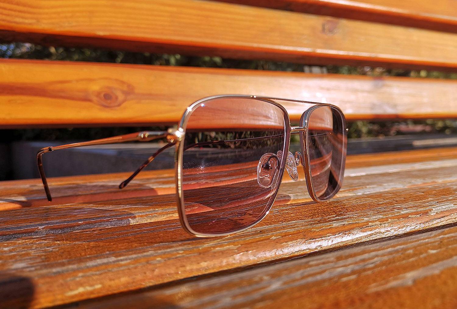 tapole超轻纯钛变色眼镜让我帅帅的