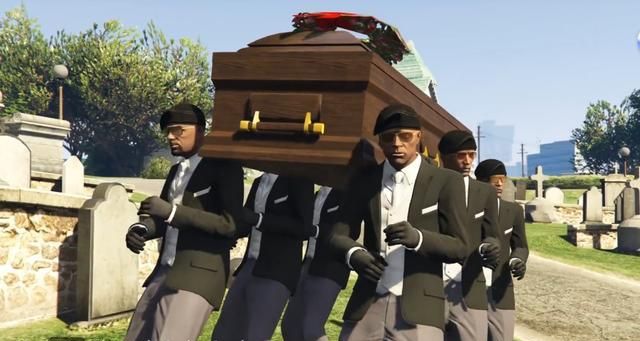 黑人抬棺专业团队入驻了脸书推特和ins网友这个口号真专业