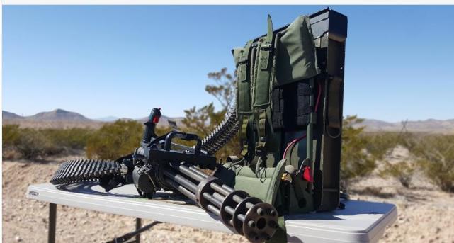 m134迷你炮每分钟3千发标配加特林式旋转枪管