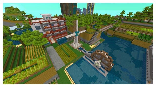 在迷你世界中建造村庄,迷你世界版向往的生活,完成后成就感满满