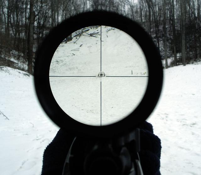 给你一把狙击枪你能够狙到人吗别想多了你连瞄准镜都不会看