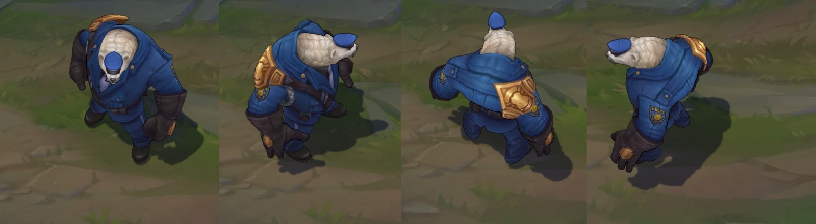 别说,真蛮像的不过在皮肤特效方面,其实警长皮肤在重做后还是有亮点的