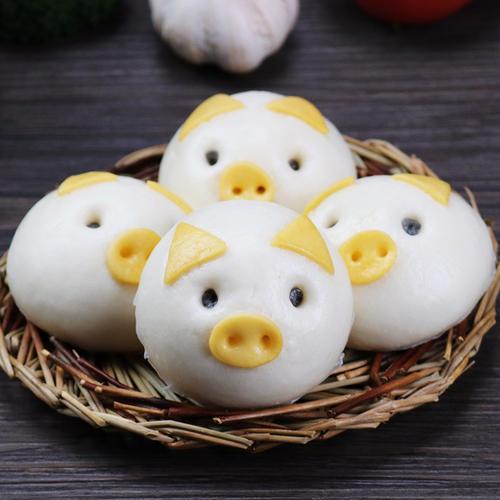 教你做彩色可爱馒头,从此餐桌上再也不单调