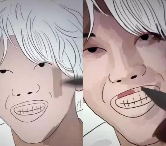 美术生为华晨宇画画,看到猪鼻子正准备开骂,旦成品却很意外