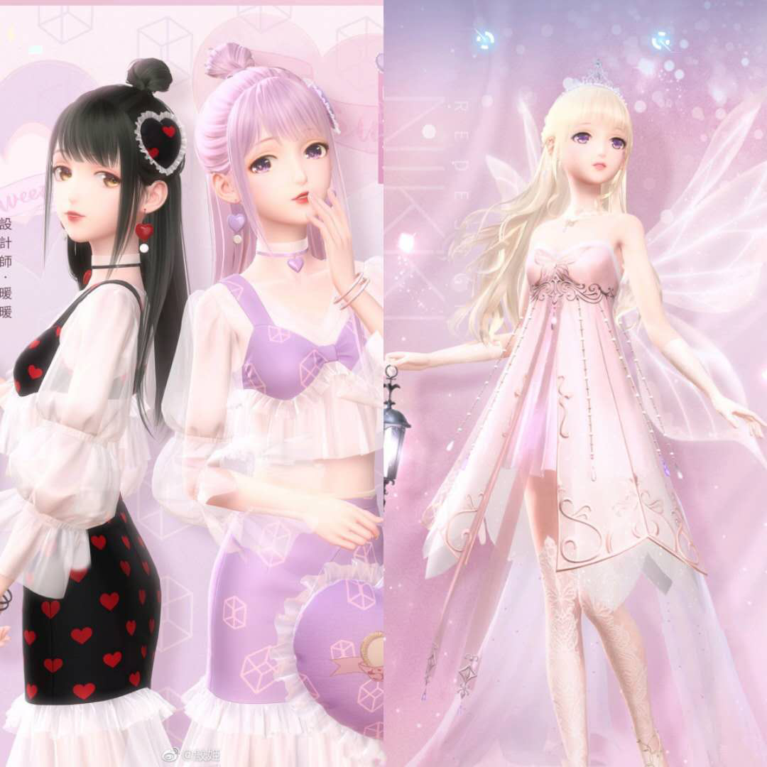 闪耀暖暖台服才有的套装这几件太好看最后一件曾内测上过