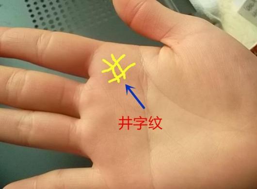 手掌中出现方形纹表示财运旺盛,善于理财,能聚财