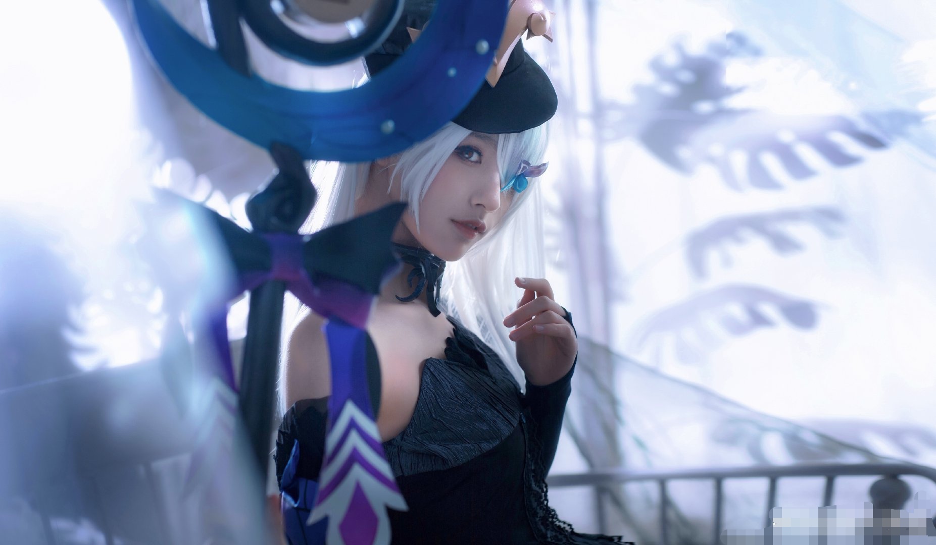 acg最靓cos第26期姐妹双子版王昭君金发加白毛我全都要