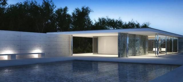 密斯凡德罗丨巴塞罗那博览会德国馆