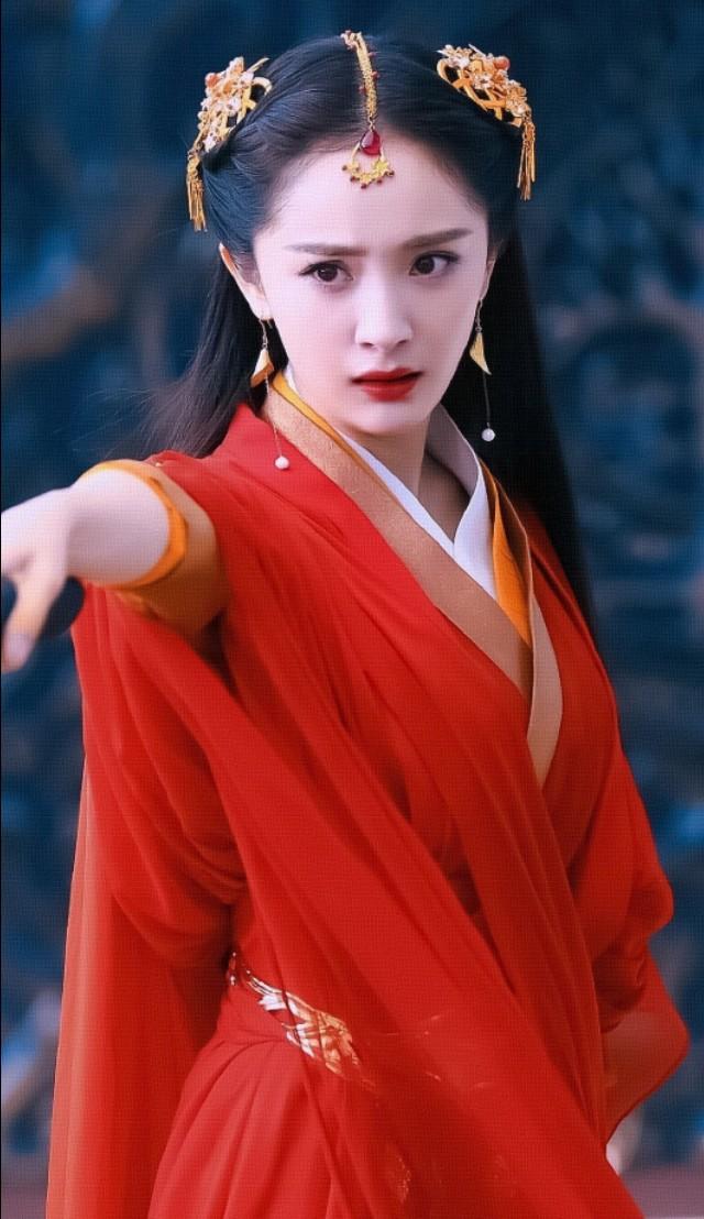 古装红衣美人李沁好绝杨紫这造型是颜值巅峰鞠婧祎让人感叹