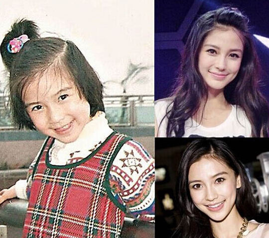 baby杨颖童年居然就这么漂亮,从小到大都是女神范 真是天生丽质