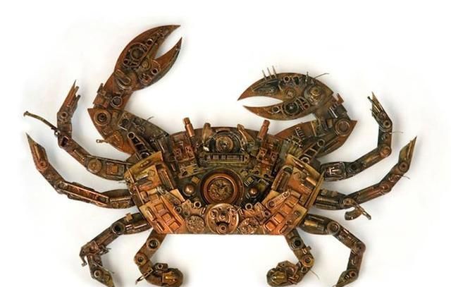 艺术家将废弃物改造成艺术品,堪称"变废为宝"的典范