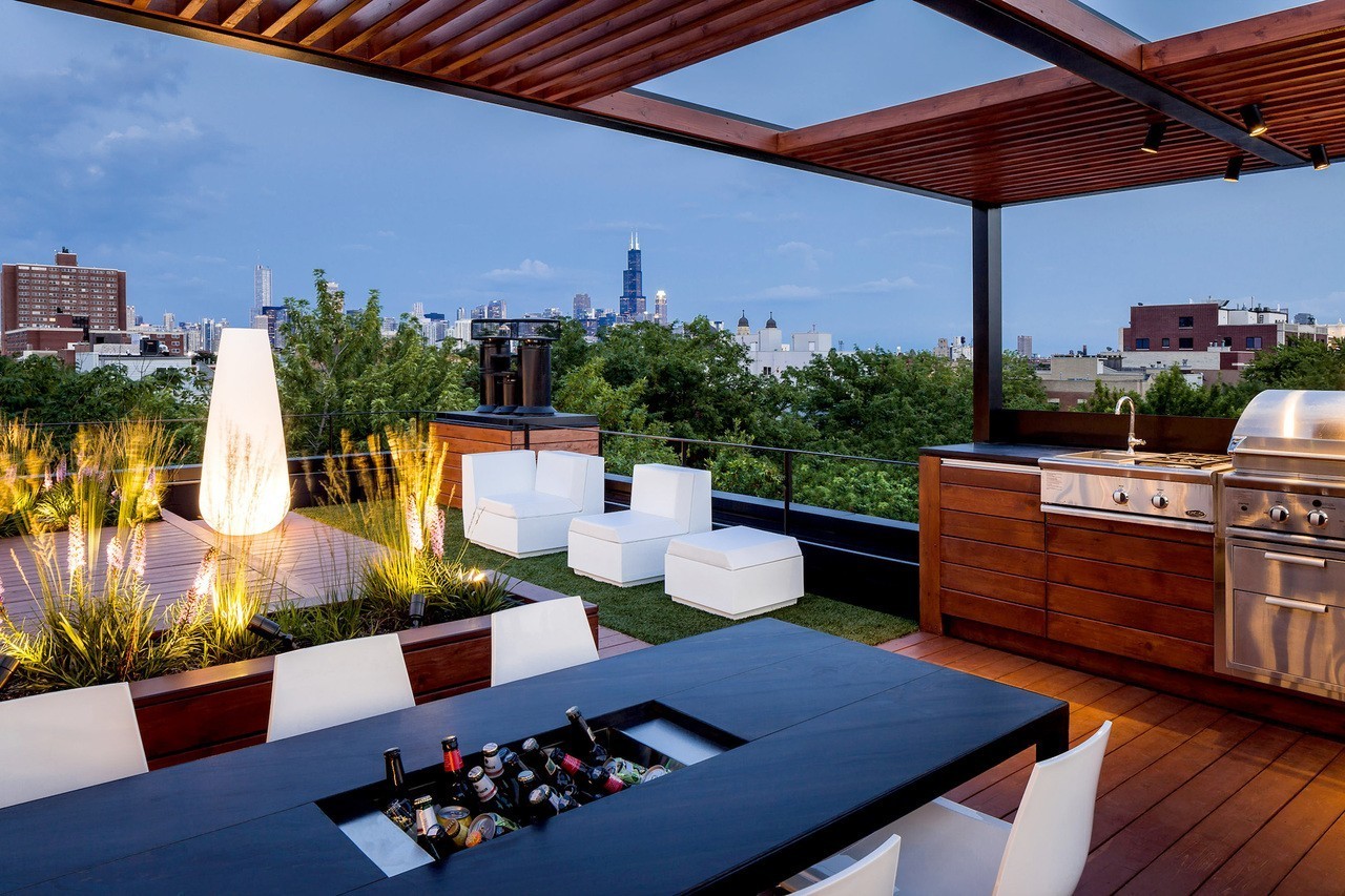 11个现代风"花园露台",打造一个人人称赞的现代美宅休闲娱乐区