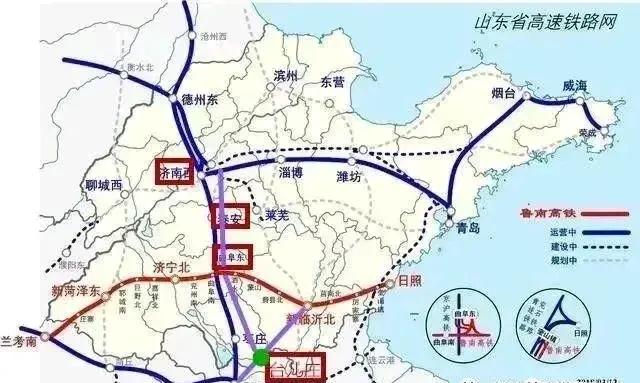 济枣高铁济泰段线路出炉,泰安东站会设立在哪?