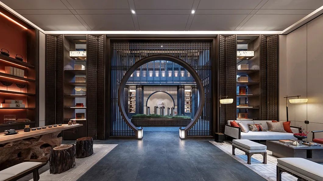 这才是中式大宅,追溯传统,承袭古韵,700㎡梨园别墅设计