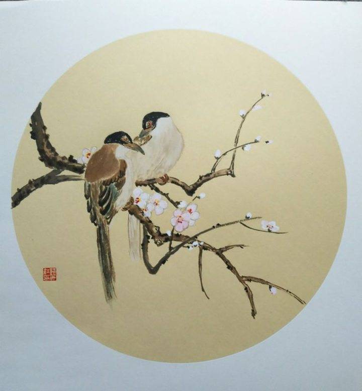 停课不停学 | 淄博市老年大学国画班临摹宋代花鸟小品云展