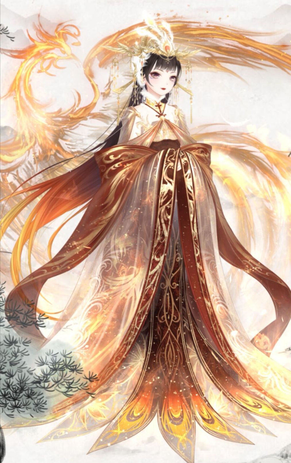 奇迹暖暖的四大神兽套装朱雀最高冷而它还有点可爱