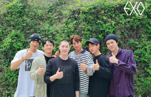 exo"摸头杀"送别,张艺兴更新ins送别金俊勉,牛鹿桃