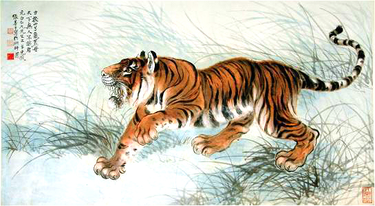 他能"画虎驱狼",却把老虎画成了丧家犬,为何反而成了故宫珍宝|峰虎