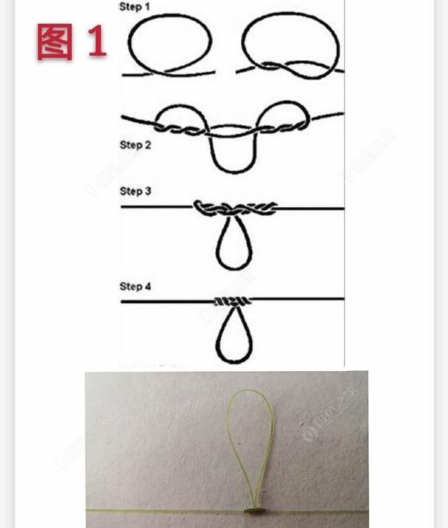 技术贴教大家做个不缠线的串钩线组