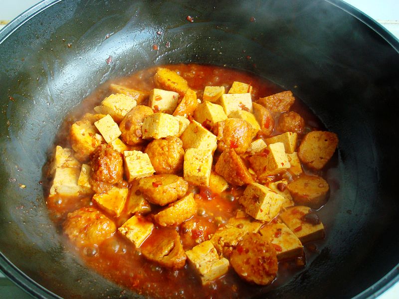 做麻婆豆腐不要加猪肉,加它比肉便宜好多,q弹滑嫩,好吃不长肉
