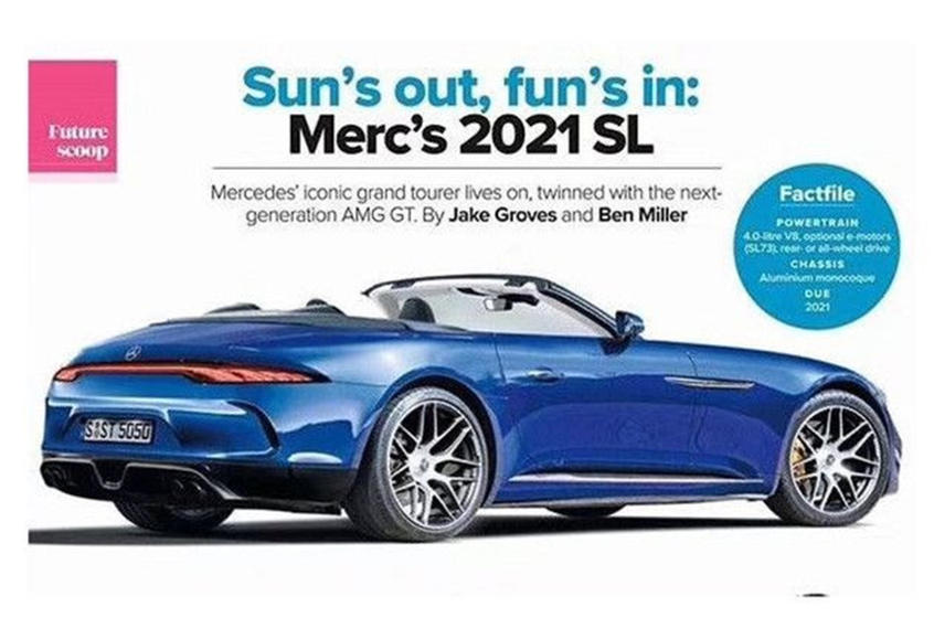 梅赛德斯-AMG SL63渲染图 将2022年亮相