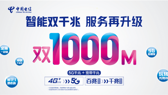 电信5g双千兆,畅享智慧生活新速度!