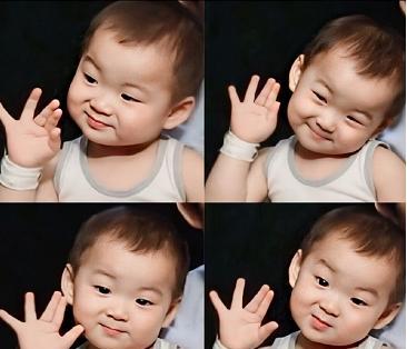 宋家三胞胎近照,表情包民国烫卷发撞脸rain,三兄弟初具少年感