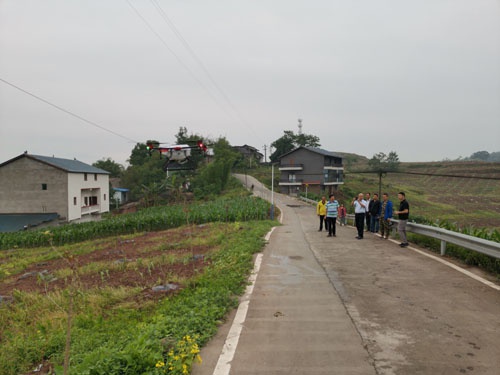 合川香龙镇:天鹰兄弟植保无人机助力脱贫攻坚