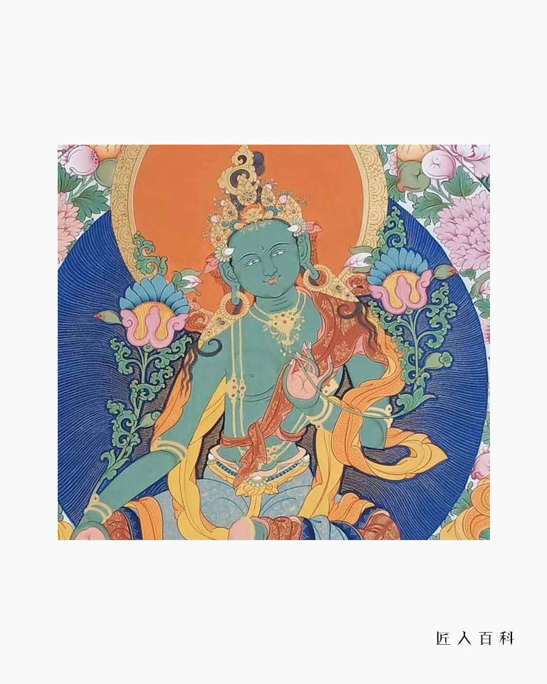 度母,梵名tara,全称圣救度佛母,我国古代称多罗菩萨,多罗观音,共有二