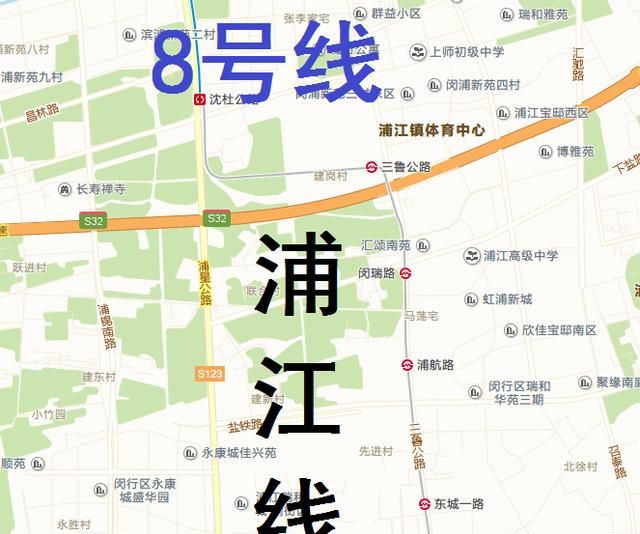 谈上海轨道交通浦江线的走向问题:线路有两个转弯