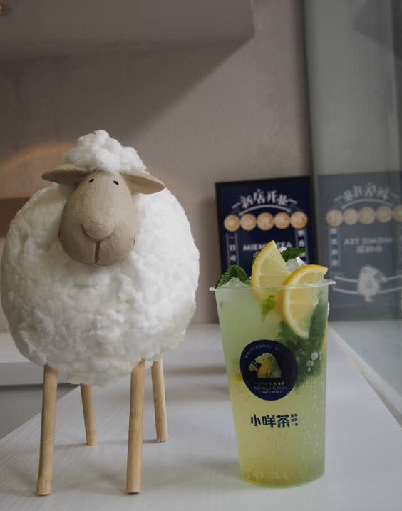火遍全国的羊奶茶,终于来新街口了,咩