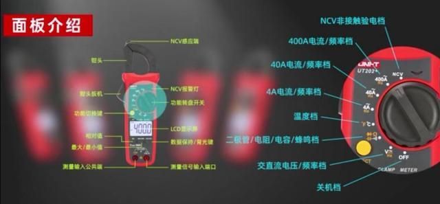 钳形万用表功能档位介绍,实物讲解测量方法演示__财经头条