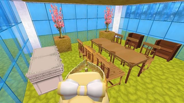 迷你世界:空中豪华别墅速建,彩色玻璃墙壁,二楼设计花园卧室