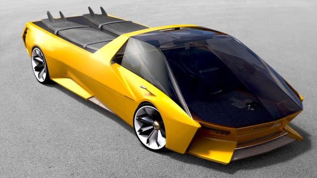 道奇经典概念卡车获丹麦超跑设计师重新设计造型更加前卫新颖