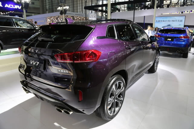 实拍长城wey汽车vv718万级别中国豪华suv