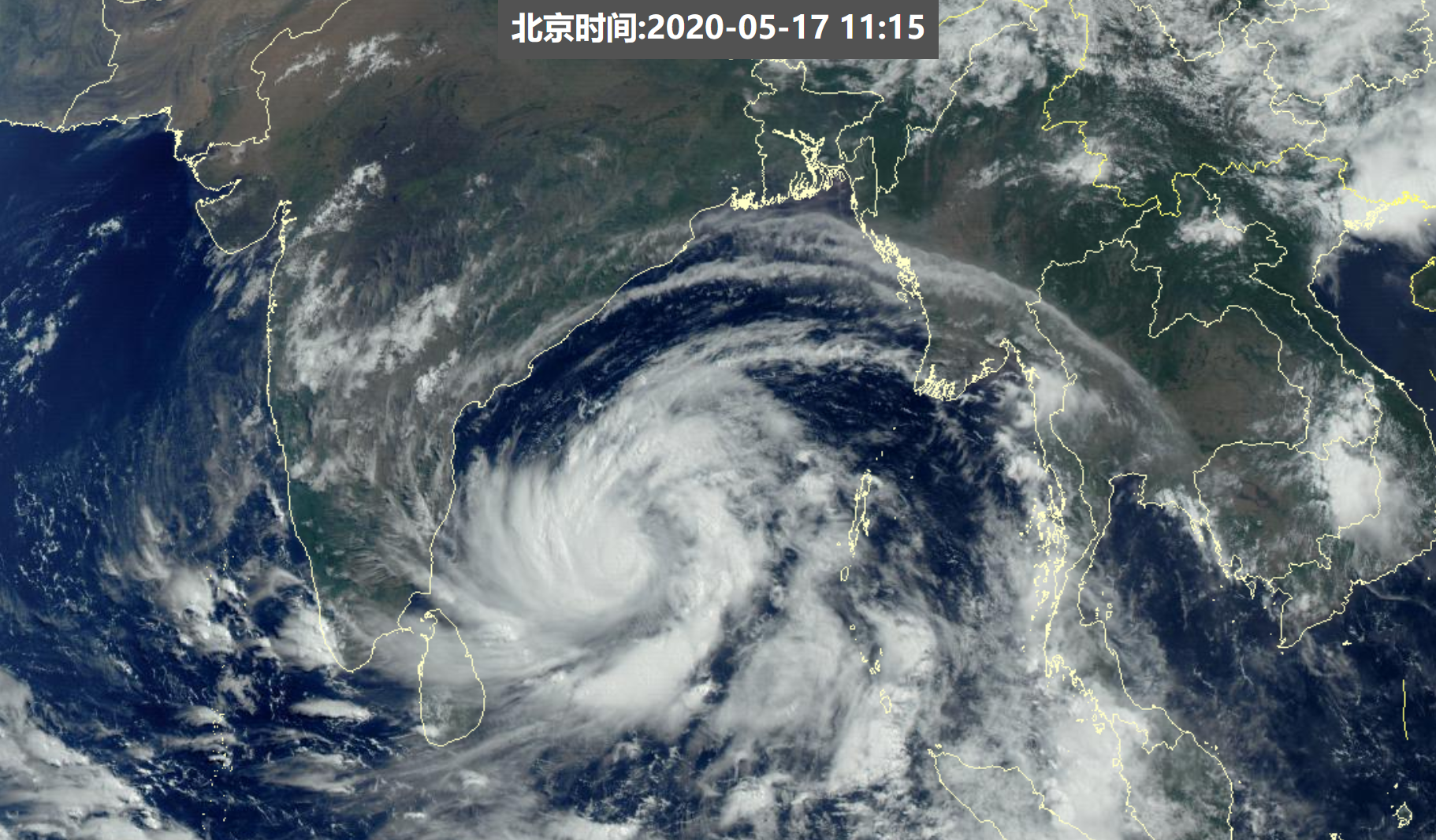 巨型"印度台风"安攀生成,最高或达14级!印度孟加拉国危险了