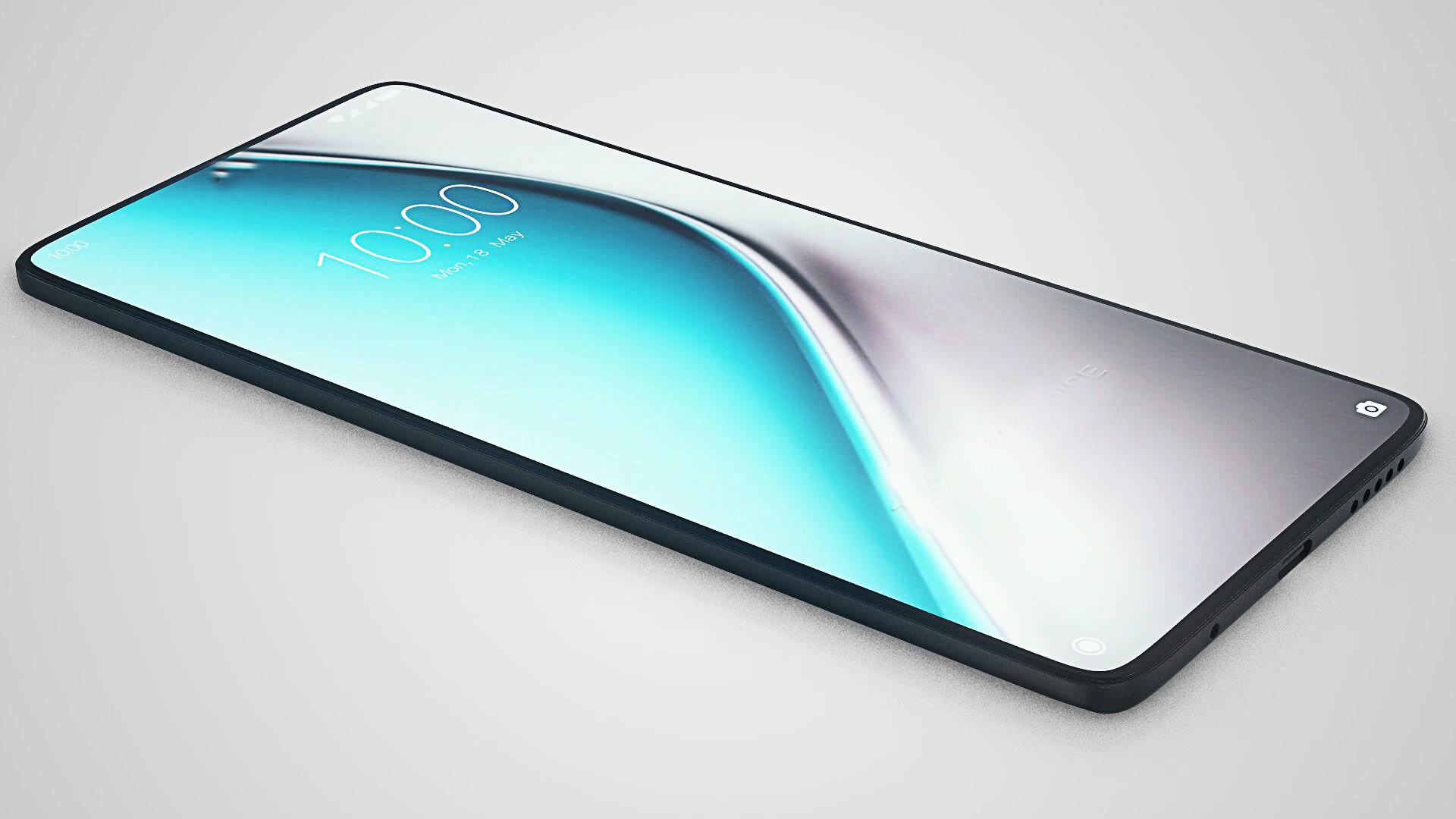 小米mix4概念图立体边框屏下镜头高屏占比机身不到6毫米