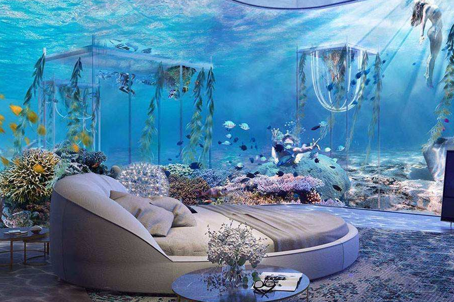 说到这里,有人会觉得在海底建筑酒店是非常具有安全隐患的,其实酒店的