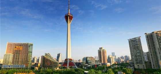 成都最高的地标建筑,339米直入云霄,被评为全国"5大高塔"之一