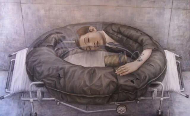 日本最丧的画家,充满"工业痕迹",画完这幅画后死去