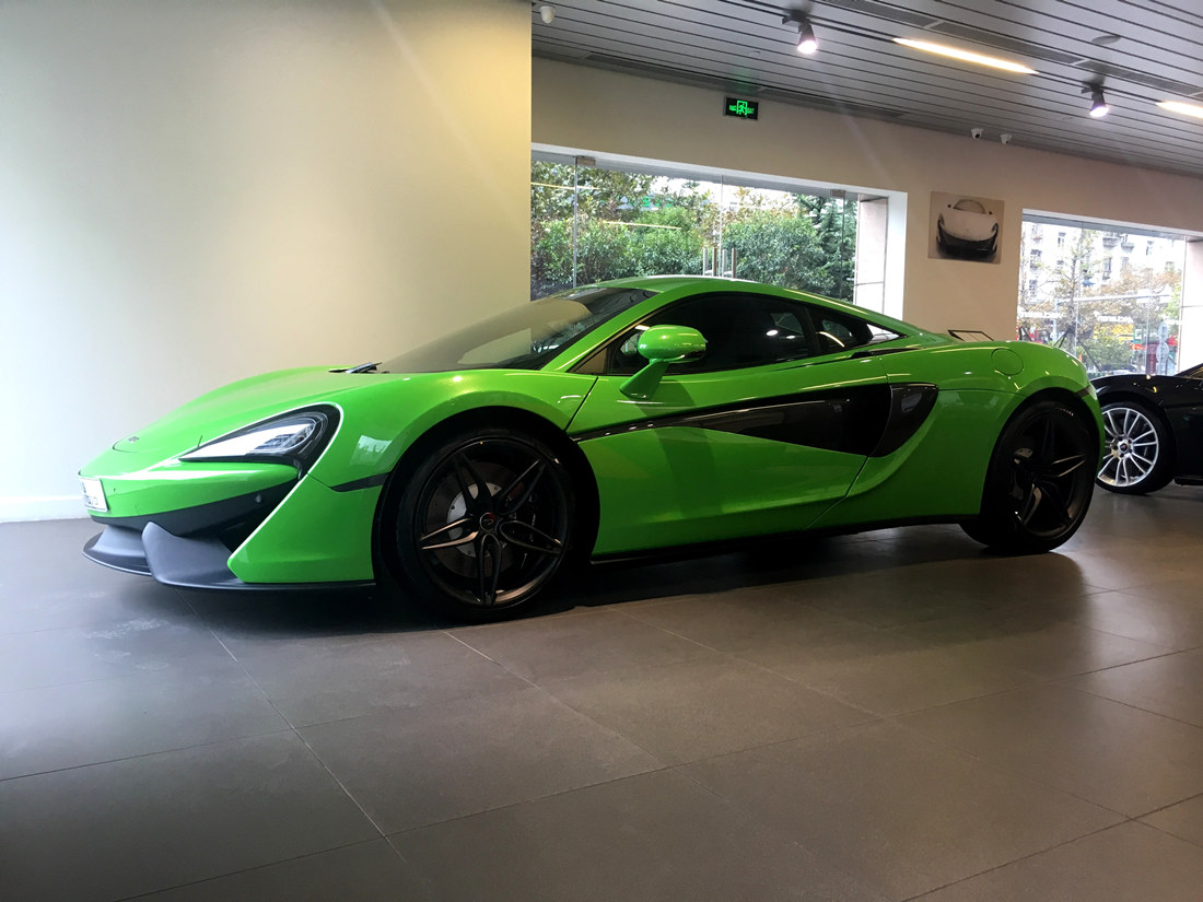 最便宜! 迈凯伦540c coupe 螳螂绿 ,入门跑车新选择