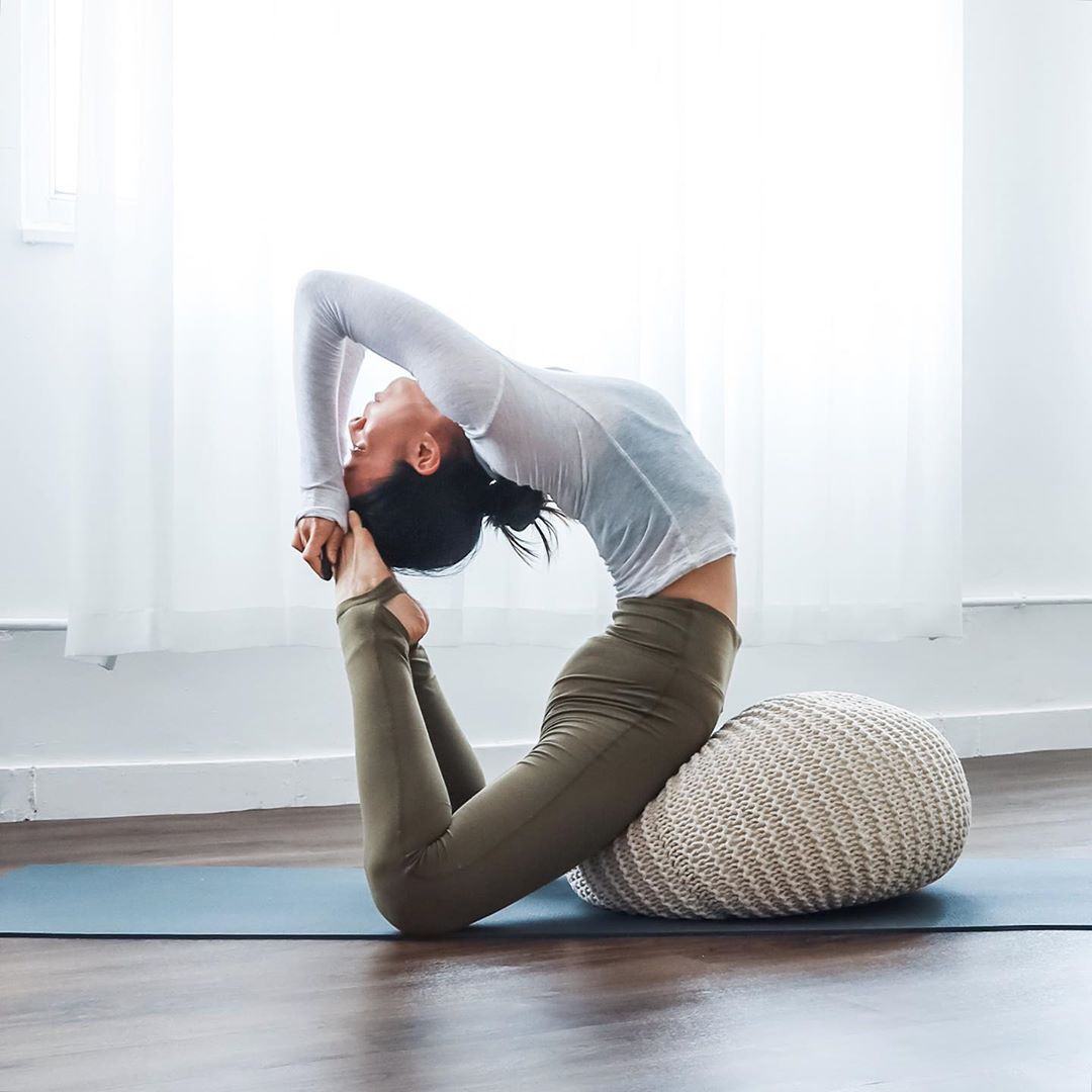 瑜伽练习要坚持,身体会越来越灵活,减脂塑形让你变成女神