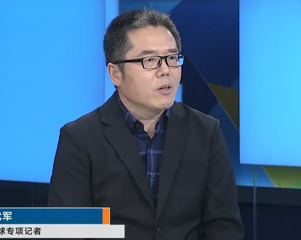 《征程》栏目中,作为央视乒乓球专项记者李武军作为受邀嘉宾做客,而