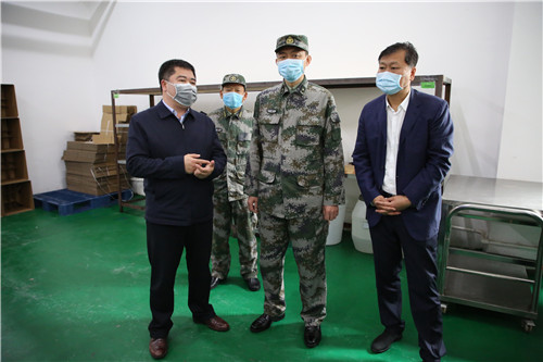 吉林省委常委省军区司令员刘维到吉林云飞医药公司调研指导工作