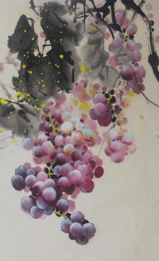 带你了解写意葡萄画的技法