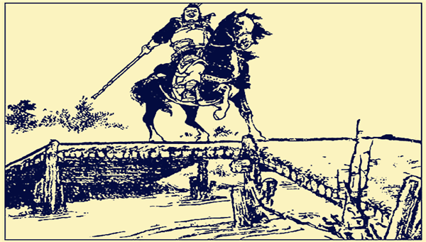 在《三国演义》中张飞大叫三声的背景是这样的,当时曹操军队进攻荆州