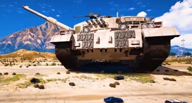 Gta5 驾驶 超大型坦克 被五星通缉会怎样 堪称巨兽的